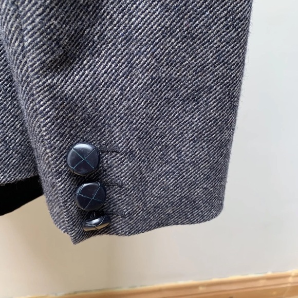 Jaeger wool blend tweed blazer jacket size 12 - Picture 6 of 11